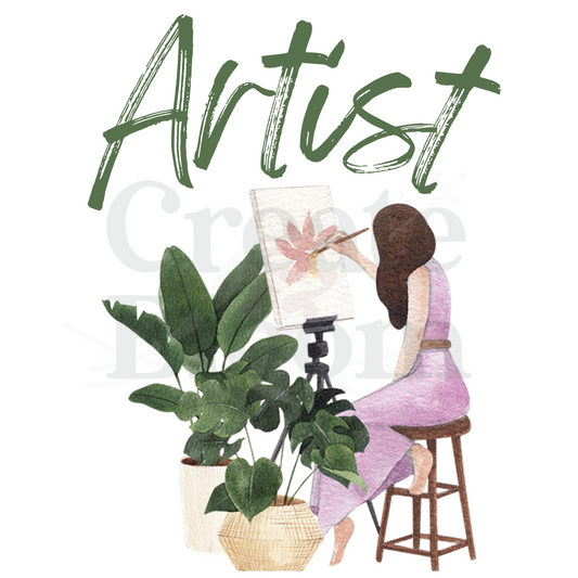 Premium UVDTF Vinyl Transfers for Resin Tumblers & Crafts: Artist!