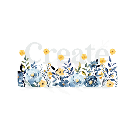 Premium UVDTF Vinyl Transfers for Resin Tumblers & Crafts: Blue Summer!