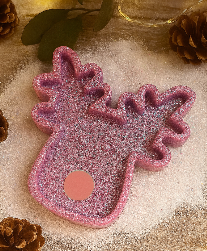 Silicone Mould for Resin Crafts - Rudolph Tray Resin Silicone Mould!