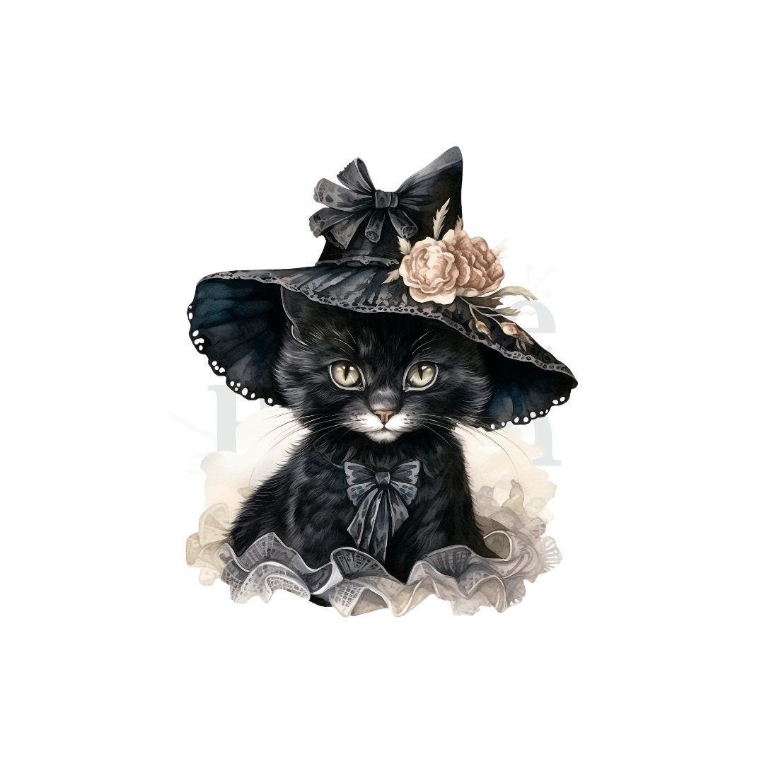 Premium UVDTF Vinyl Transfers for Resin Tumblers & Crafts: Hocus Pocus Purr!