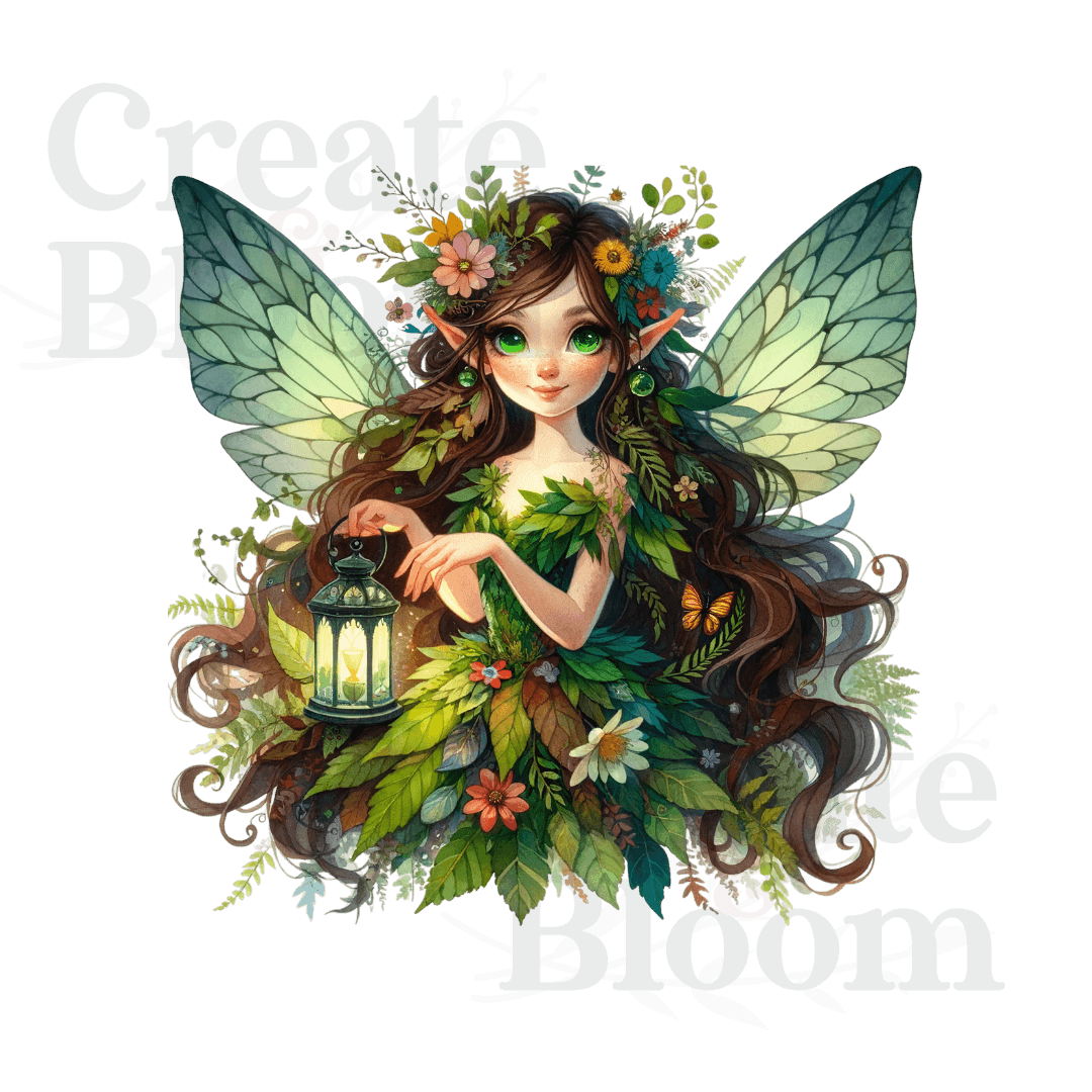 Premium UVDTF Vinyl Transfers for Resin Tumblers & Crafts: The Wildwood Fairy!