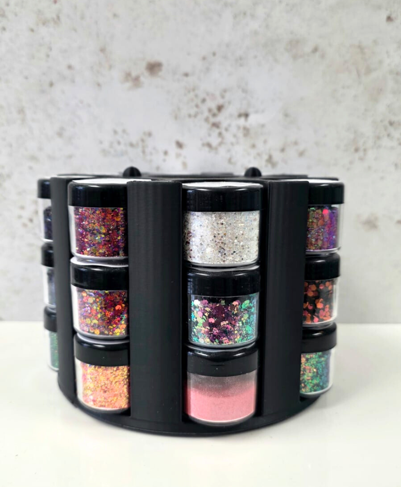Stackable Resin Pigment and Glitter Storage Holders – Exclusive to Create & Bloom Crafts