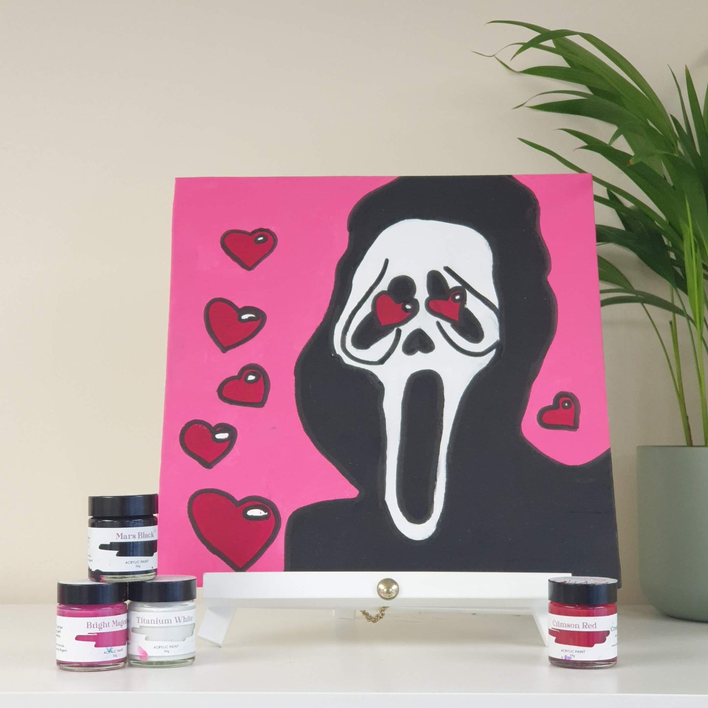 Professional Bloom Acrylic Paint: Crimson Red
