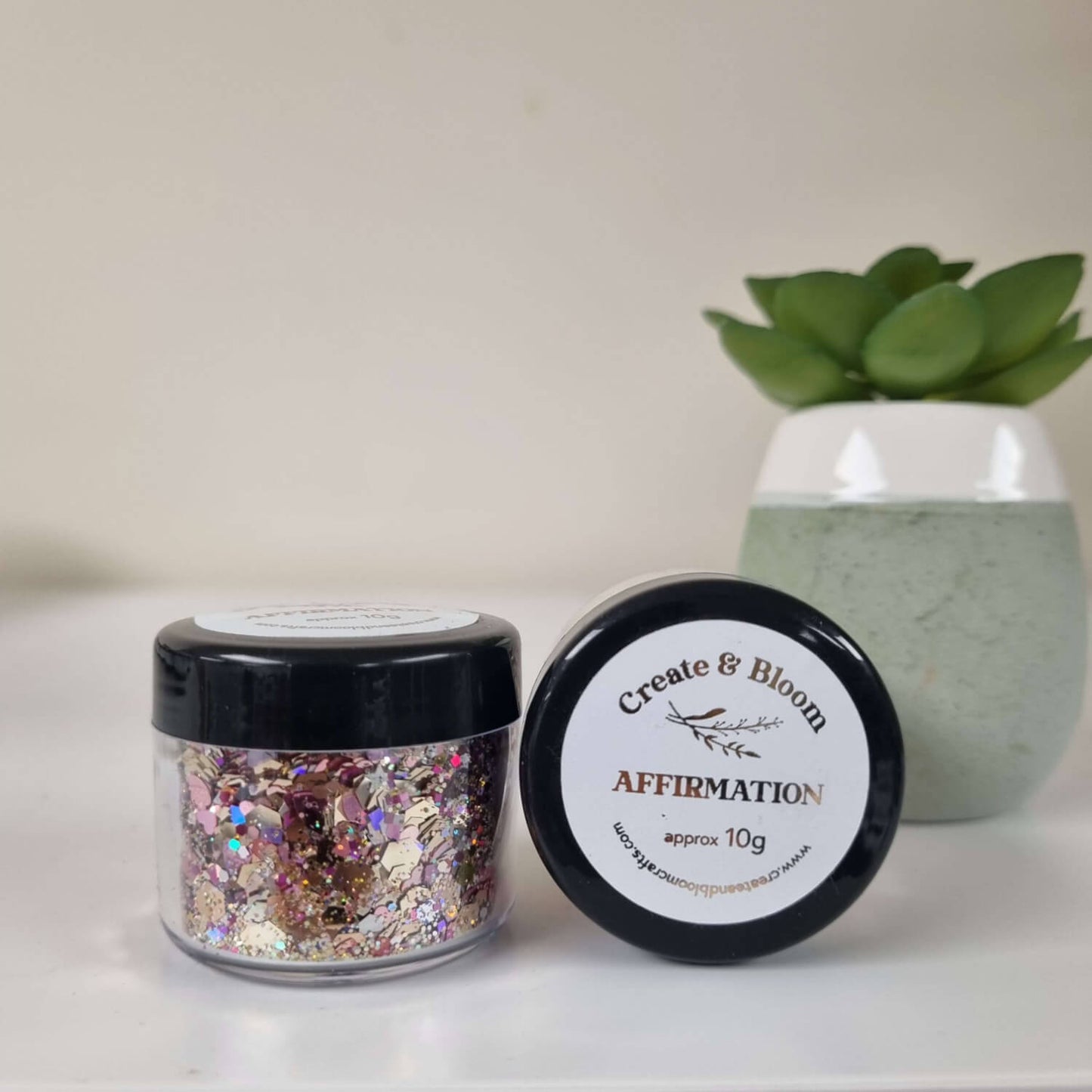 Ultimate Bloom Glitter Mix: Affirmation