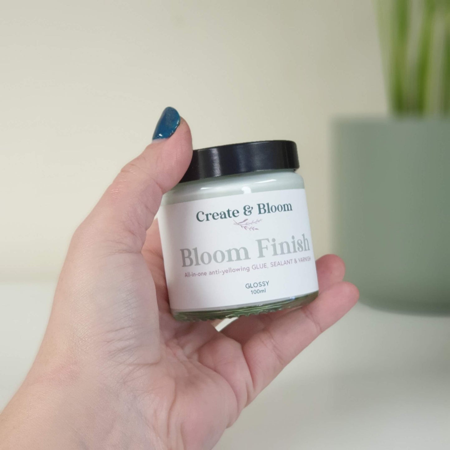 Bloom Finish - GLOSSY All-in-One Fixative Sealant for Art and Crafts