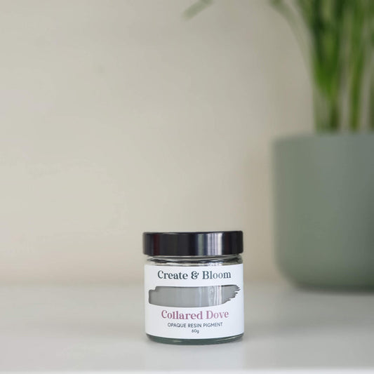 Opaque Epoxy Resin Pigment: Collared Dove Grey!