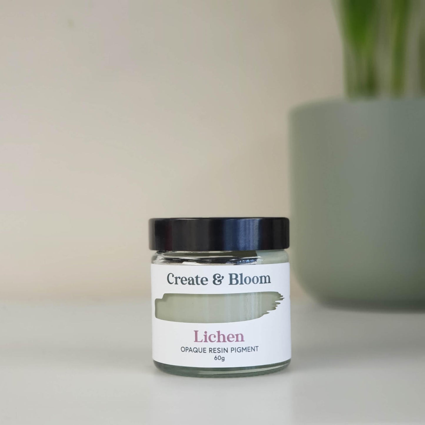 Opaque Resin Pigment: Lichen Green