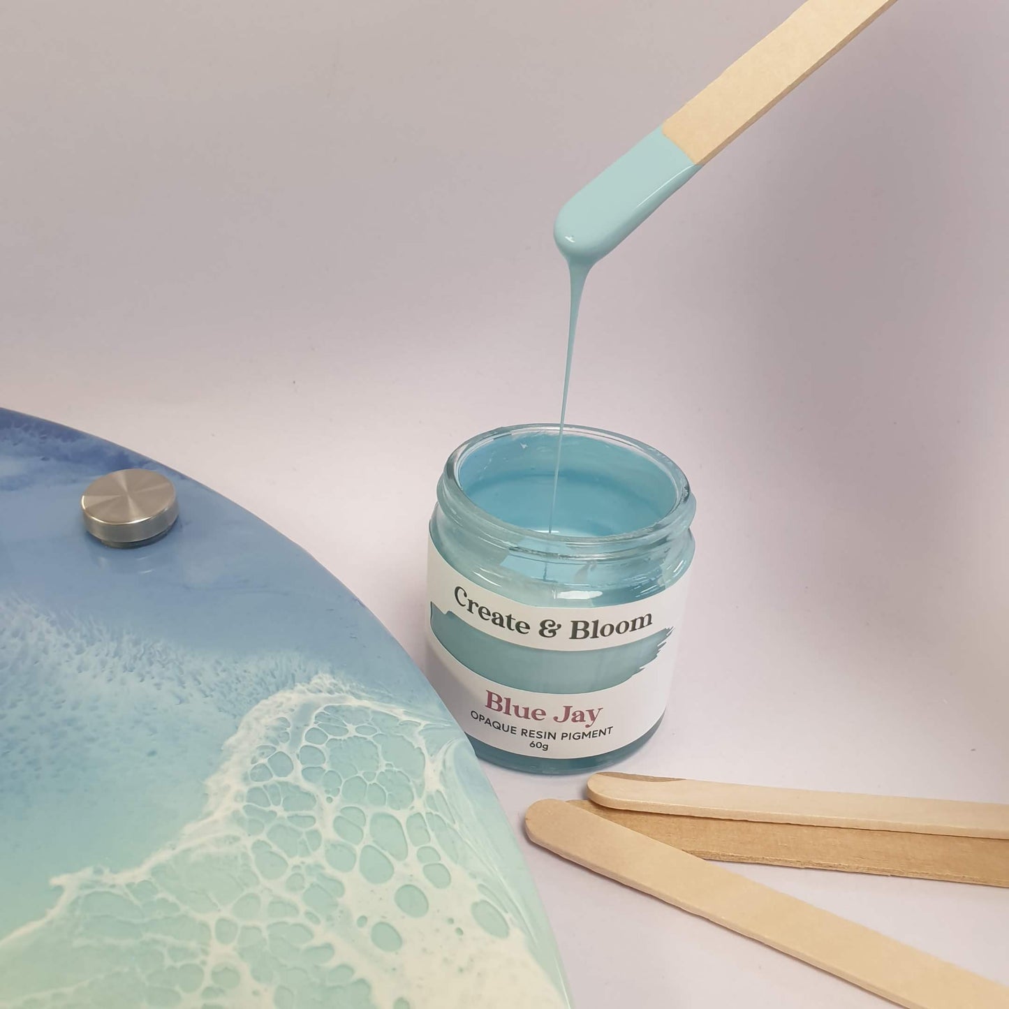 Opaque Resin Pigment: Blue Jay