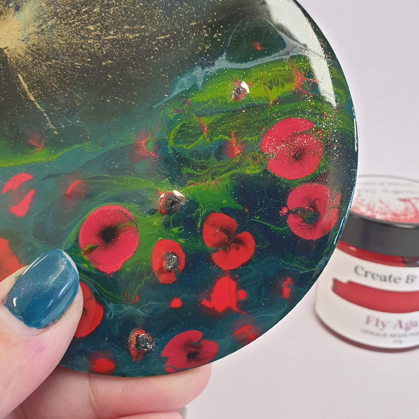 Opaque Resin Pigment: Fly Agaric Red