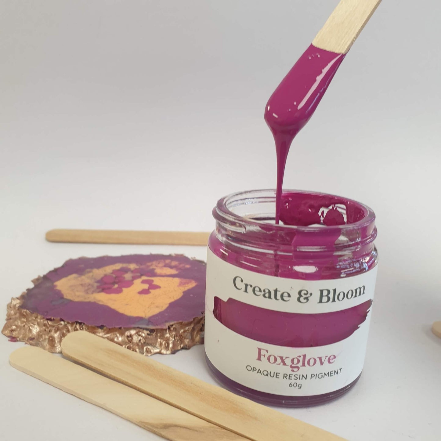 Opaque Resin Pigment: Foxglove Pink