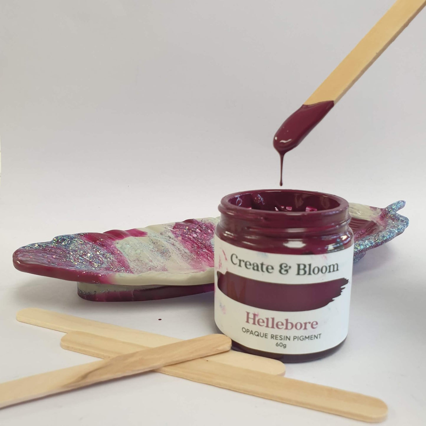 Opaque Resin Pigment: Hellebore Plum