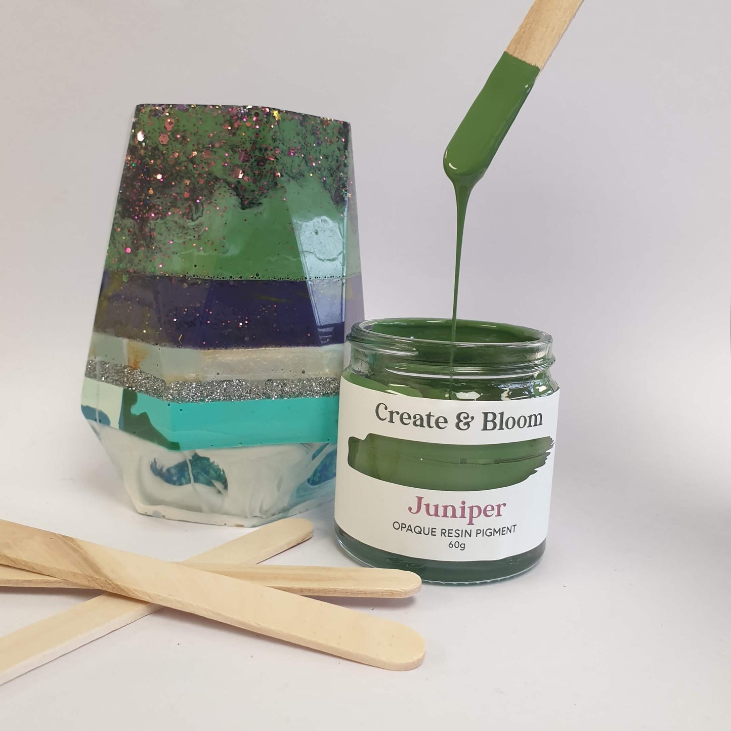 Opaque Resin Pigment: Juniper Green