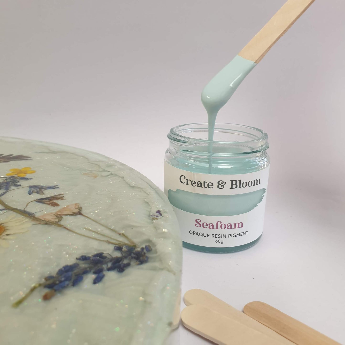 Opaque Resin Pigment: Seafoam Blue