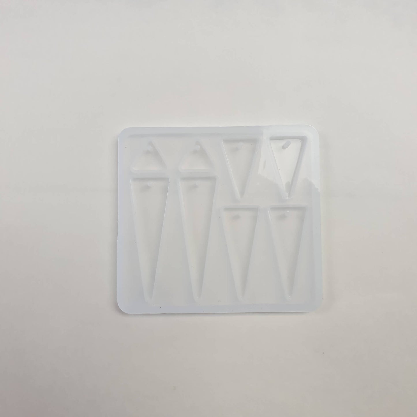 Silicone Mould for Resin Crafts - Triangular Dangle No-Drill Earrings