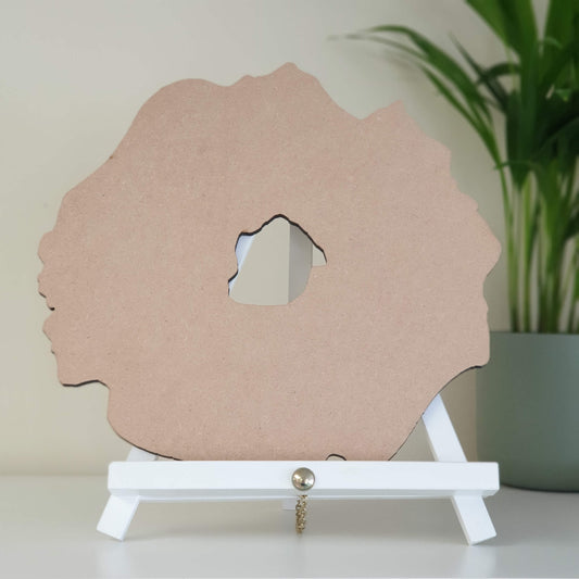 MDF Geode Surface for Resin Art Type B: One Board