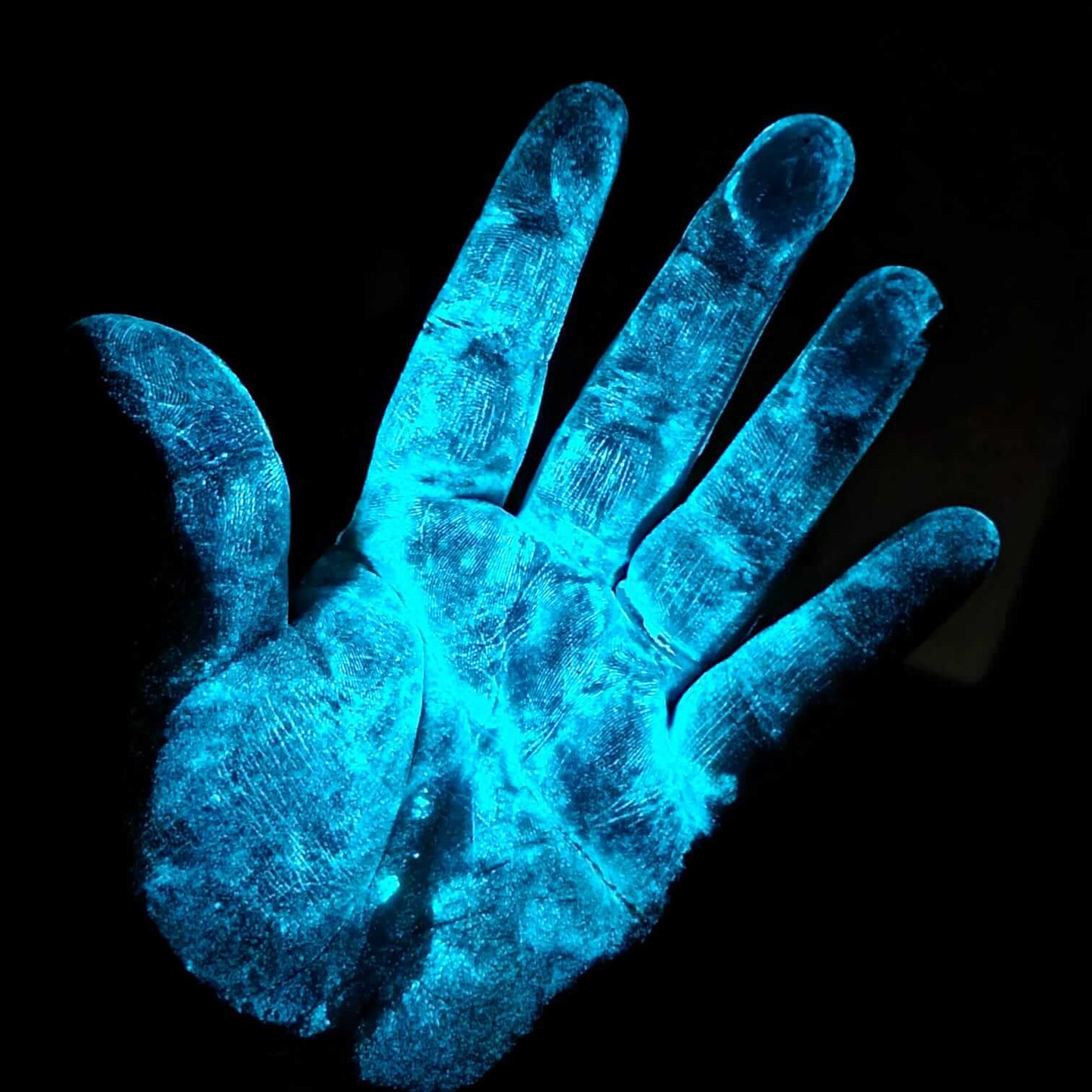 UV Glow Powder Pigment - Pandora Aqua Blue