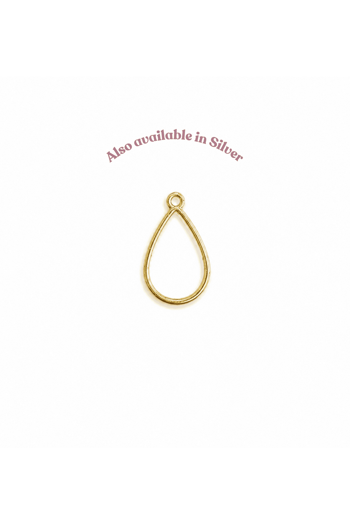 Zinc Alloy Open-Backed Tiny Oval Bezel - For Resin Crafts