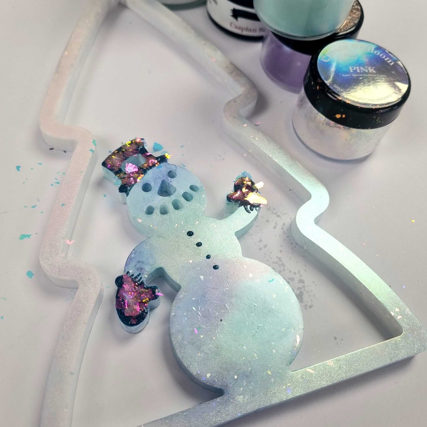 Silicone Moulds for Resin Crafts: Frosty Hanging Tree Mould!