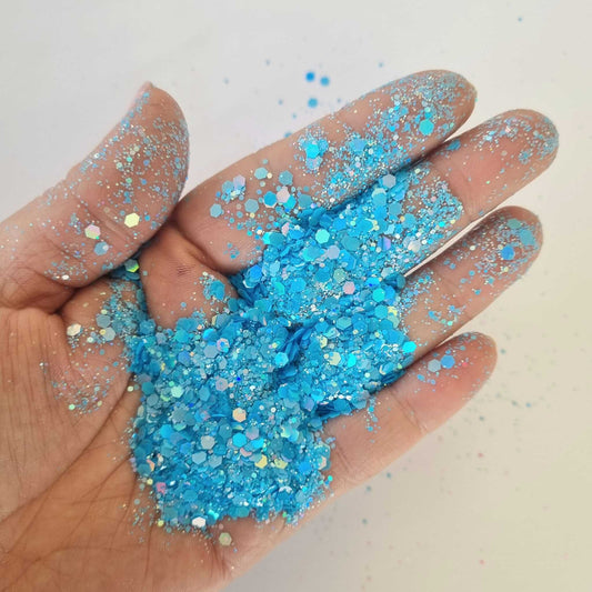 Pastel Magic Chunky Hex Collection: Blue Me Away!