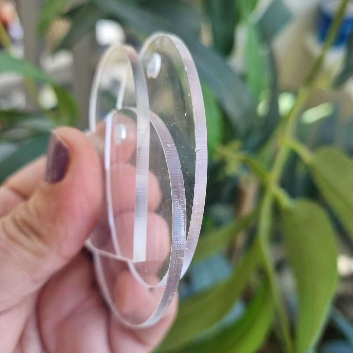 Clear Acrylic Keyring Art Surfaces for Mixed Media and Pouring Arts: One Surface!