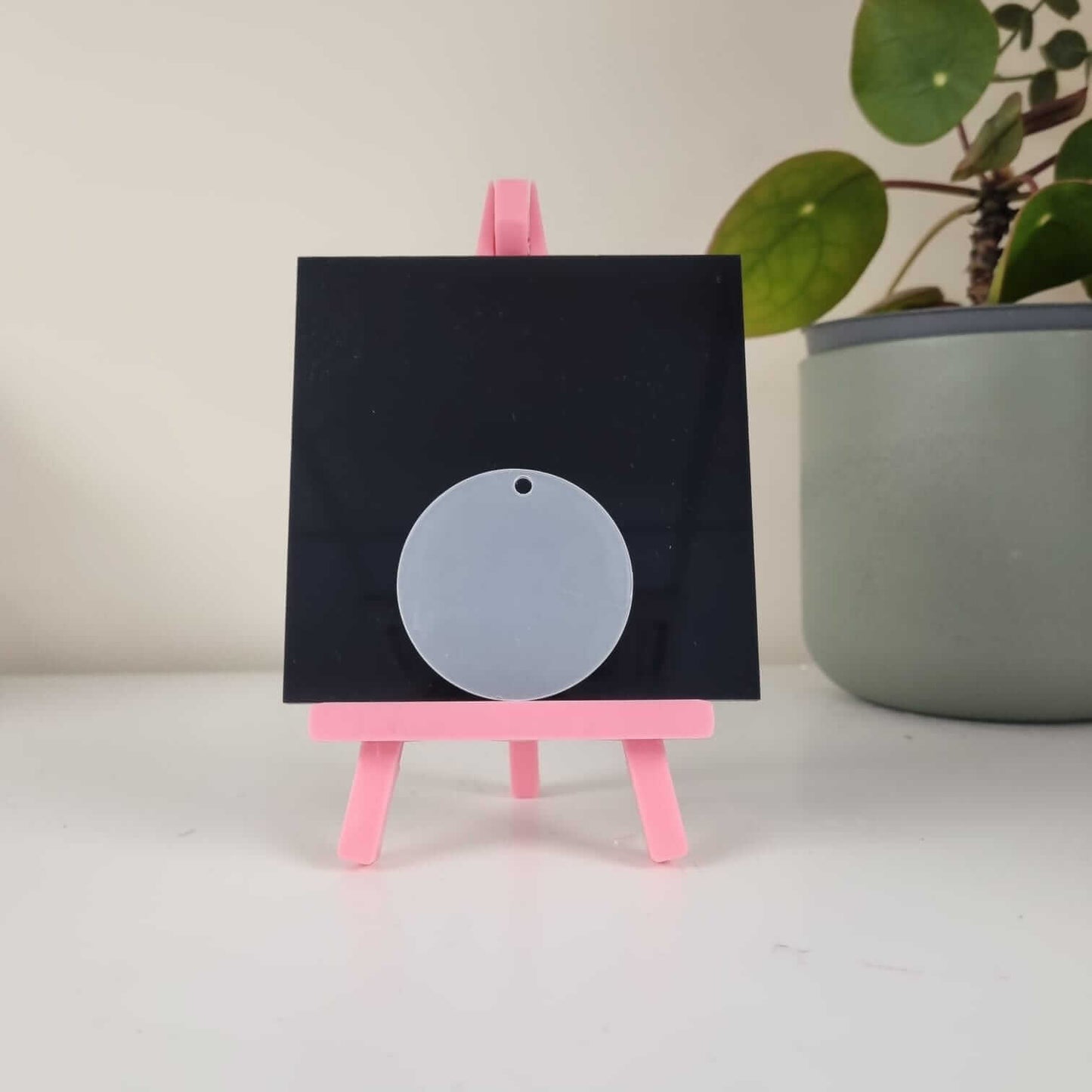 Clear Acrylic Art Surfaces for Mixed Media and Pouring Arts: Keyrings!