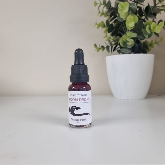 Bloom Ink Drops: Mixed Media Ink drops for Crafts - Atomic Pink!