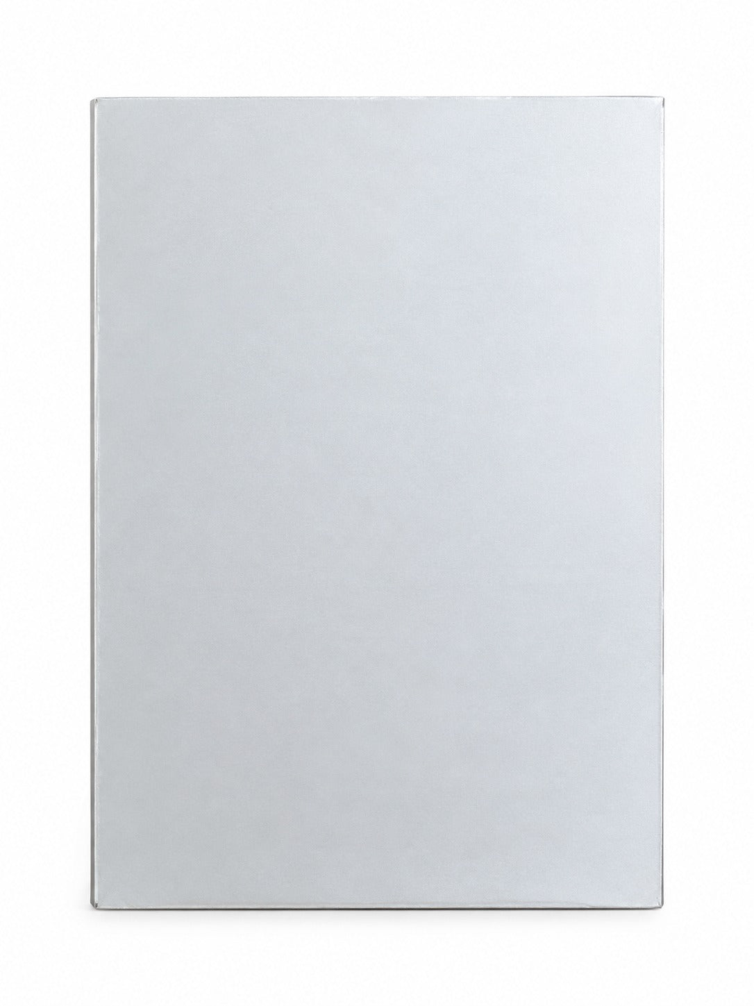 Plain 22cm x 15cm rectangular aluminium art board for resin and mixed media crafts