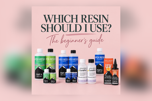 Which Resin Should I Use? A Beginner’s Guide to Epoxy, UV, Deep Cast & Fast-Set Resin