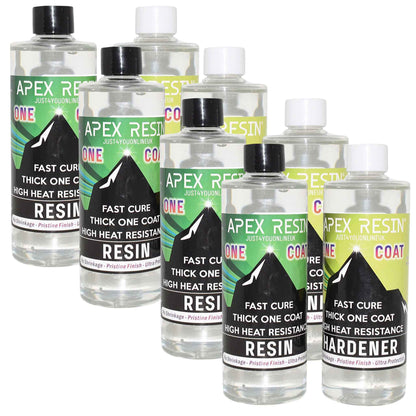 Apex Resin® Fast Cure Small Kits - Shipped by our partner, Apex Resin!