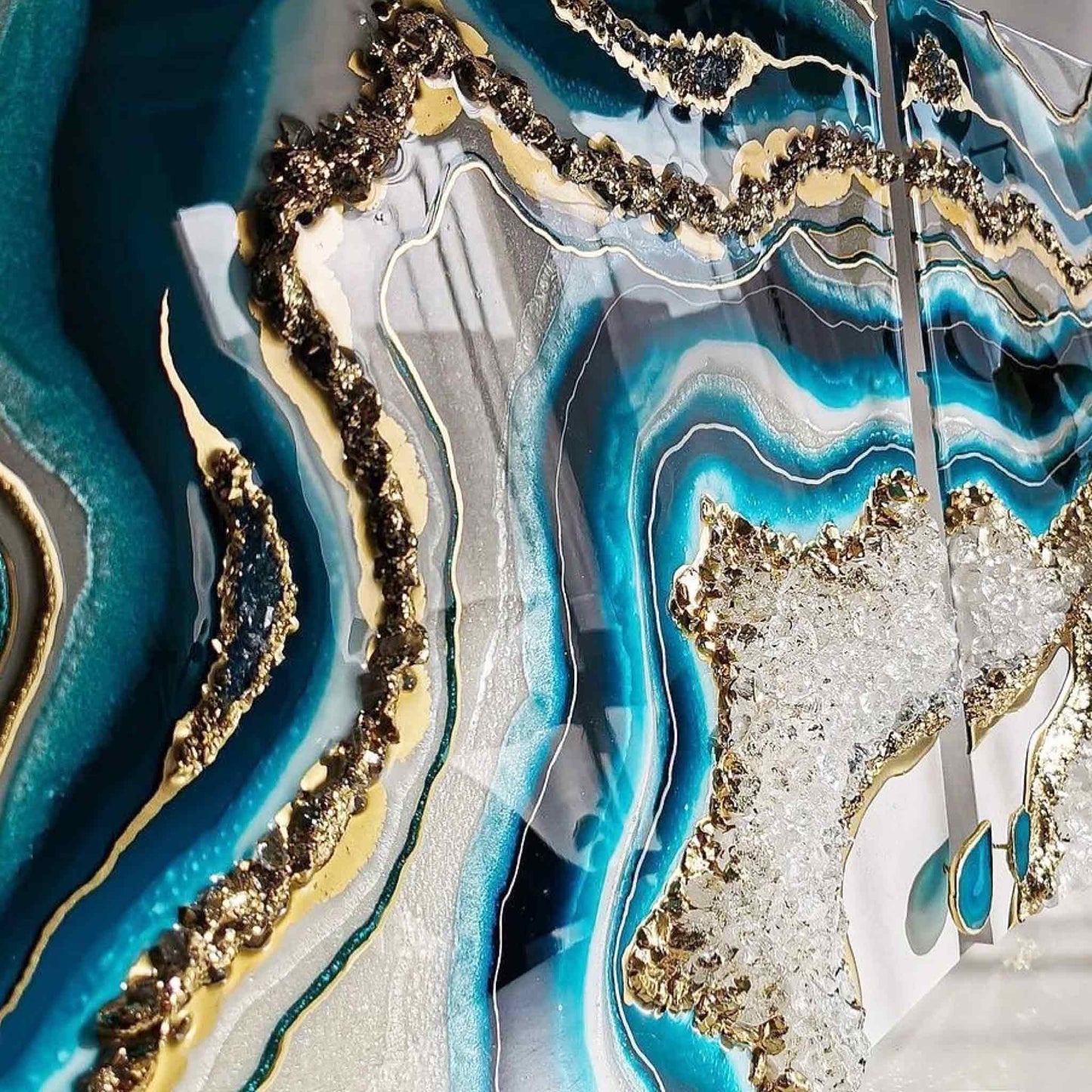 Apex Resin Fast Cure epoxy resin kit – high viscosity clear resin for art and geode work