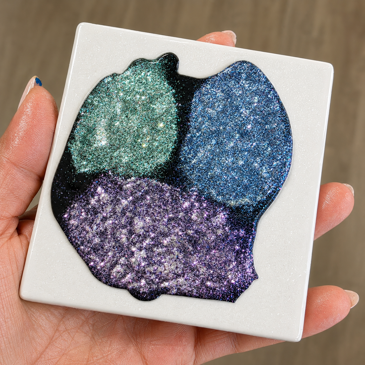Aurora glitter, interference glitter, glitter, special glitter for resin and mixed media