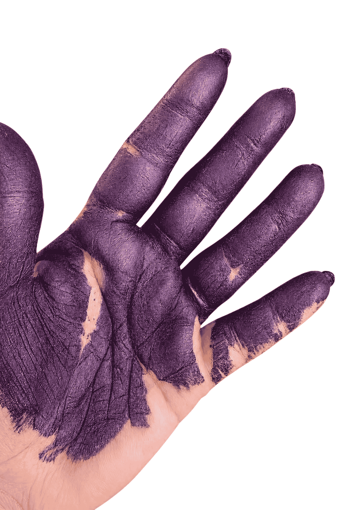 Purple hand shot - berry colour pigment powder for crafts