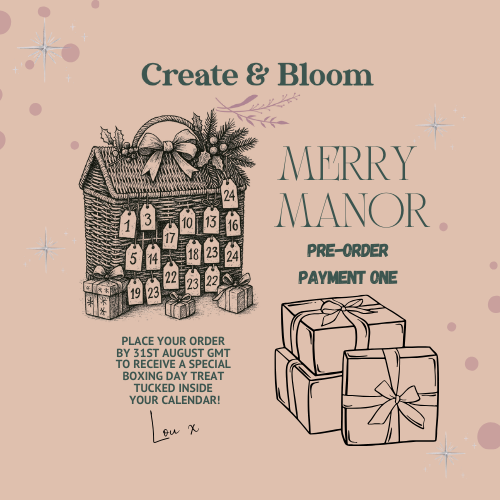 Pre-Order Payment One! - Merry Manor Resin Maker's Christmas Countdown: 25 Days of Resin Magic!