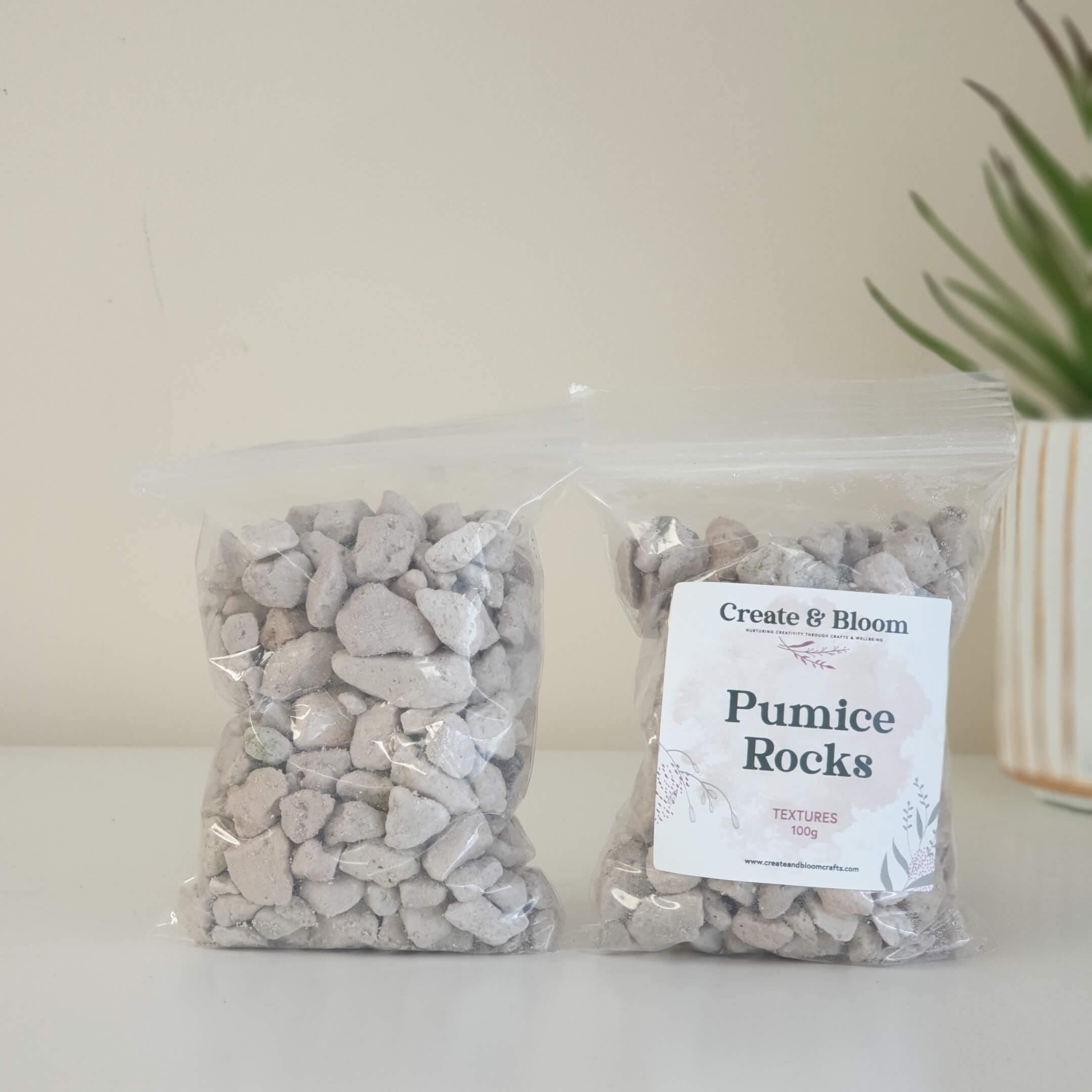 Pumice Rokcs Bloom Texture - Pumice Rocks 100g – Create & Bloom Crafts