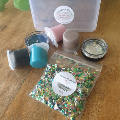 Luxurious Epoxy Resin Sample Selection: Blooming Allsorts, Randomly Picked!