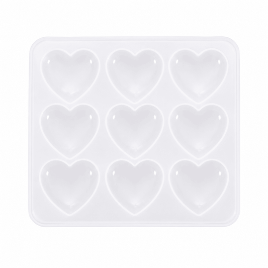Silicone Mould for Resin Crafts - Sweetheart Pocket Love Mould, Make 9!