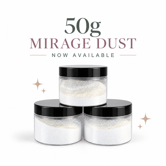 50g Mirage Dust now available - Just in time for Chrimbo makes!
