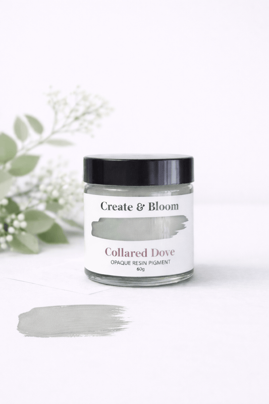 Opaque Epoxy Resin Pigment: Collared Dove Grey!