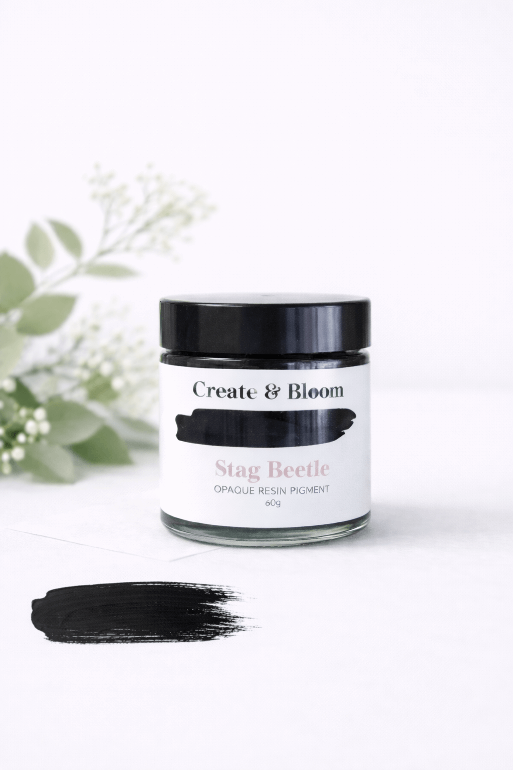 Stag Beetle – Opaque Black Epoxy Resin Pigment Paste