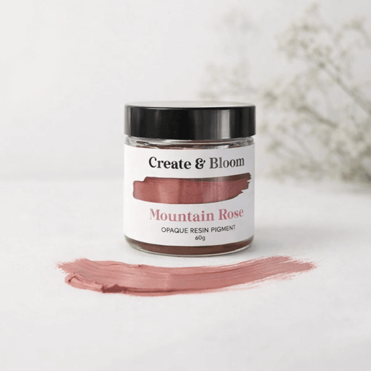 Dusky pink pink - pink rose - in jar epoxy pigment