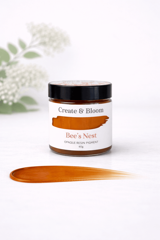 Opaque Resin Pigment: Bee's Nest Golden Orange