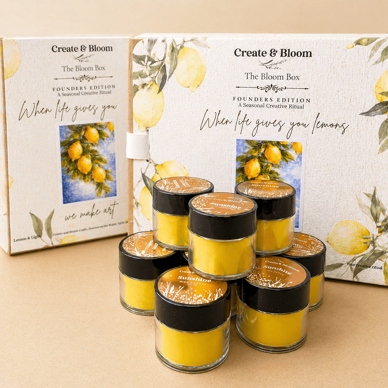 Simply Shimmering Mixed Media Yellow Mica Powder  - Sunshine!