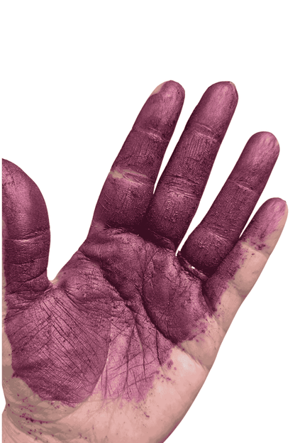 Red pink mica - cherry pink mica in hand