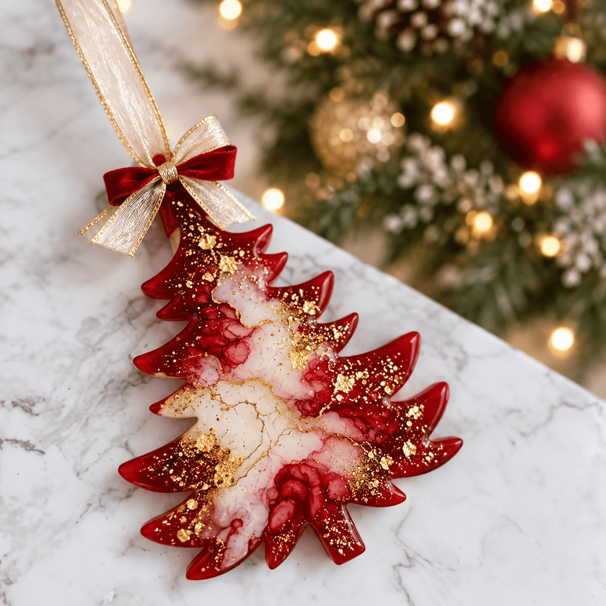 christmas tree mould for resin crafts
