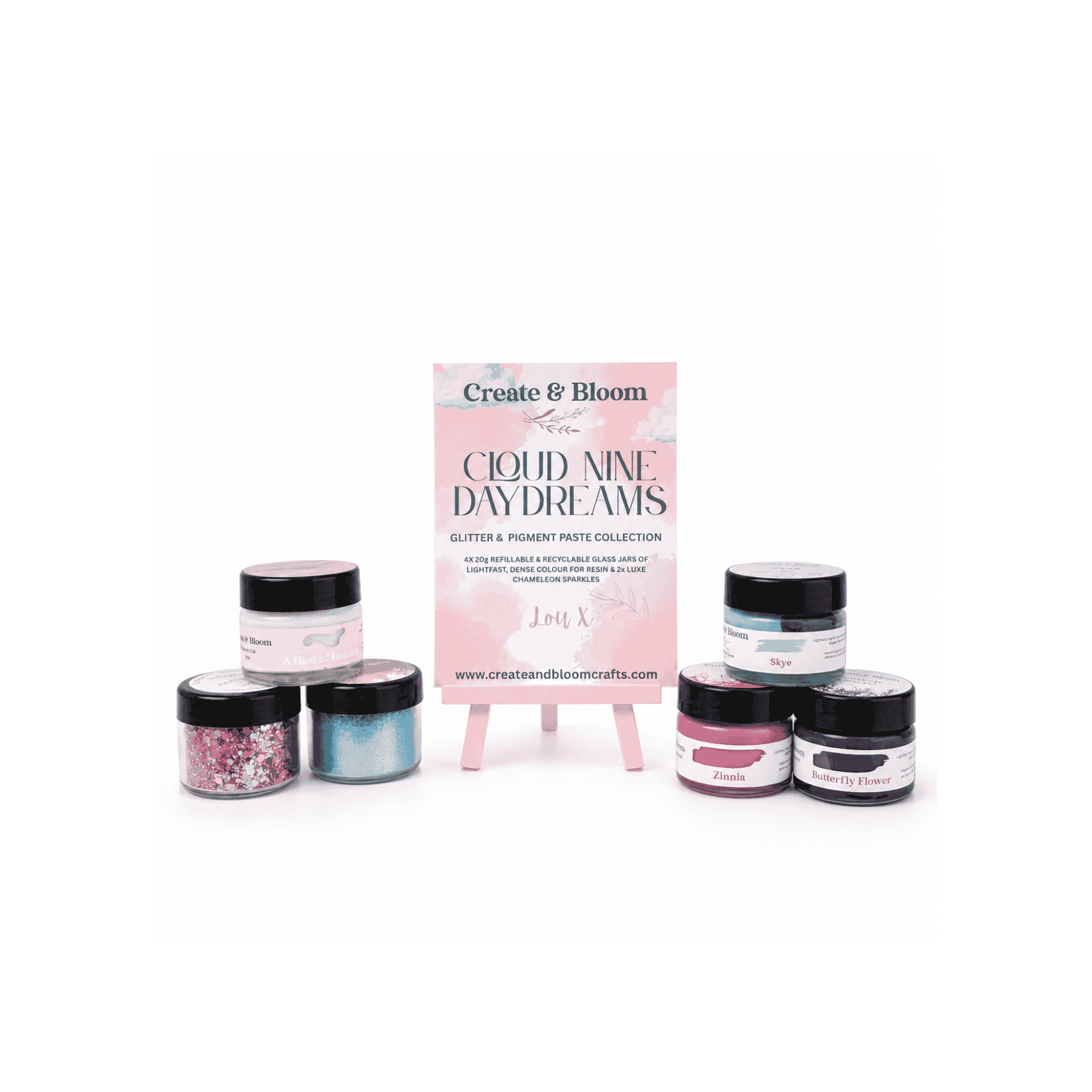 resin dye
pink resin collection
pigment pastes
resin pigment paste, luxury resin pigments, epoxy resin colours, blue resin pigment, pink resin pigment, pearl resin pigment, chameleon resin pigment, resin art supplies UK, epoxy pigment paste, resin artist bundle, dreamy resin colours, iridescent resin pigments, resin colour collection, Cloud Nine Dreams, premium resin pigments, resin making supplies, artist resin pigments, high quality resin pigments, glitter resin art, resin crafting UK