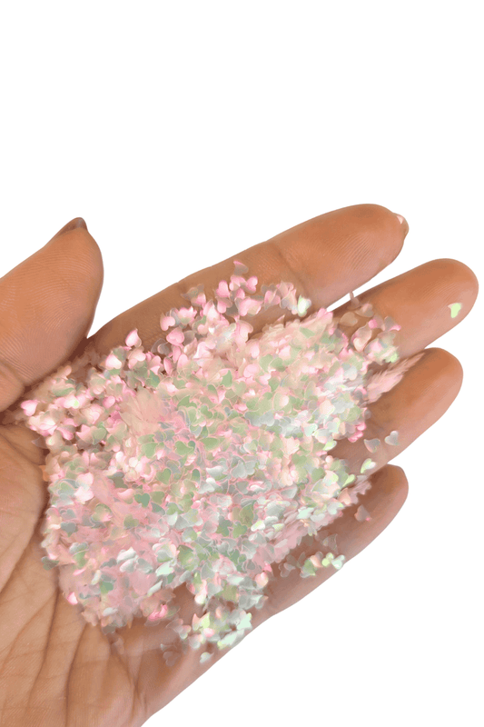 Colour shifting Luxury Heart Shaped Glitter - Cupid
