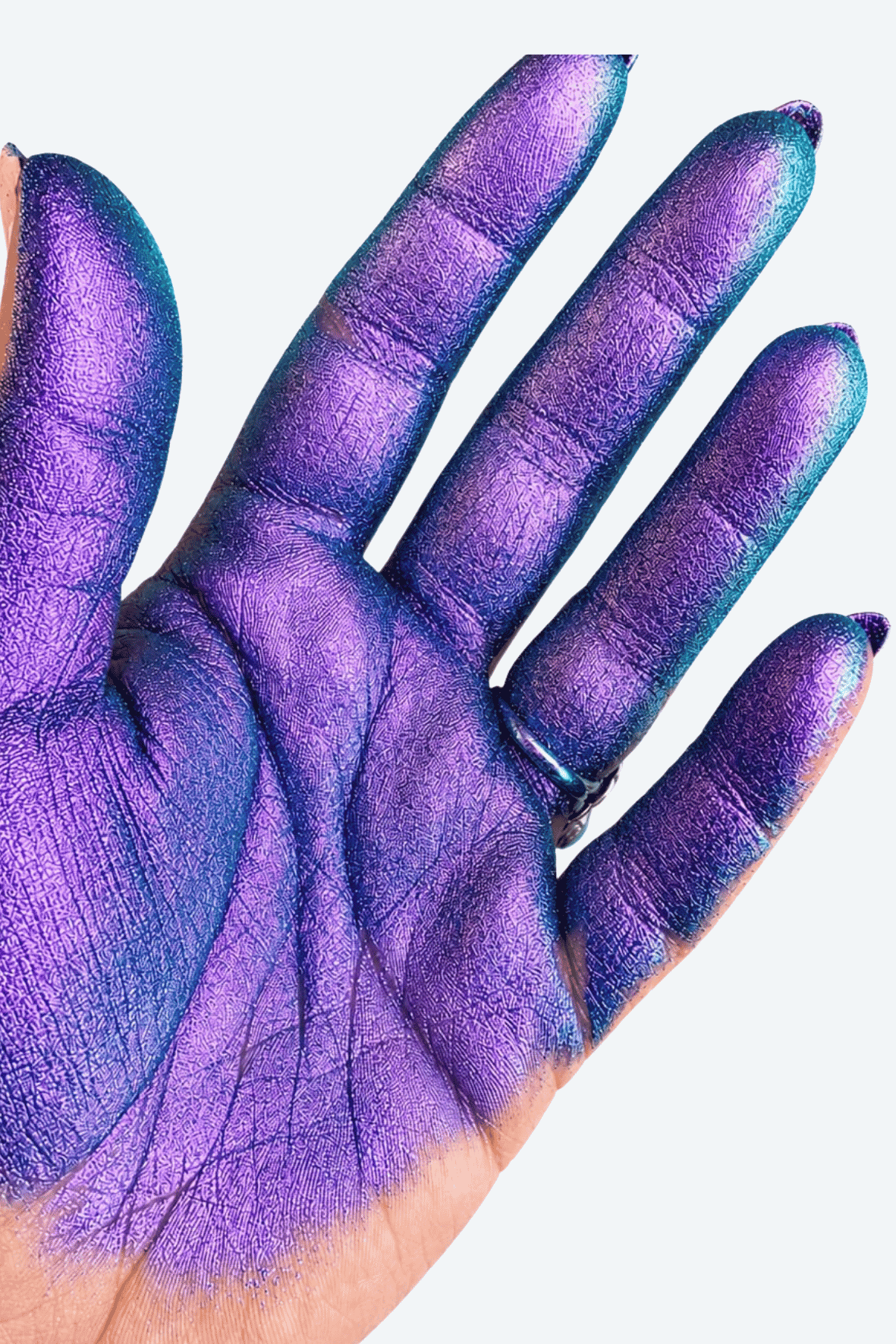 Purple colour shift pigment powder for resin crafts