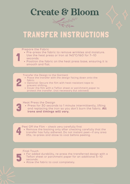 Resin Artist UVDTF Decal – Perfect for Aprons, Hoodies & Studio Wear