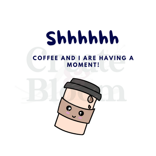 Premium UVDTF Vinyl Transfers for Resin Tumblers & Crafts: Cute Coffee!