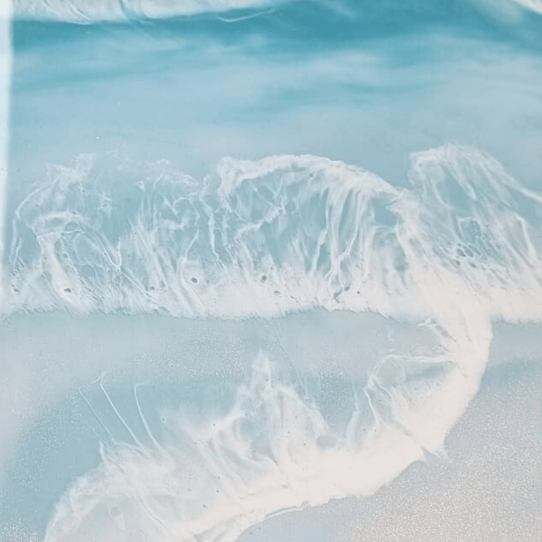 Tides of Tranquility, Two Options – Resin Beach Art Workshop!